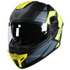 Frank Thomas FT62 SV Tiger Helmet Matt Black Yellow Grey