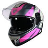 Frank Thomas FT62 SV Tiger Helmet Matt Gun Silver Pink