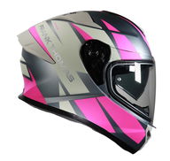 FT62 SV Tiger Helmet Matt Gunmetal Silver Pink