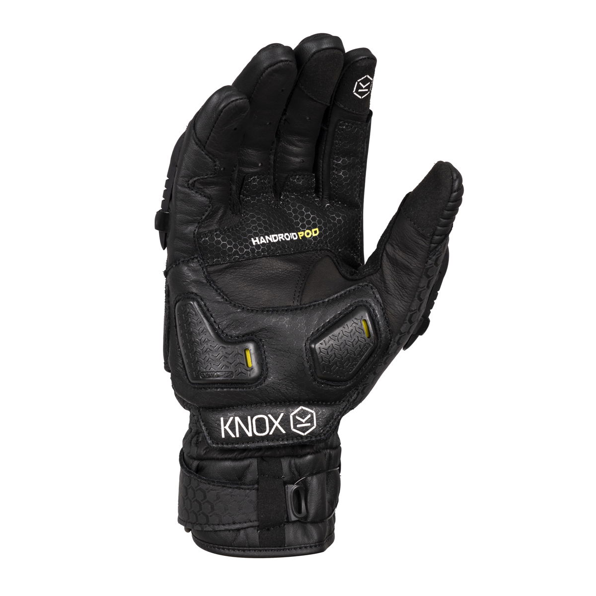 Knox Handroid POD MARK5 BLACK サイズL Knox Handroid Pod Mk5 Gloves - Cycle Gear