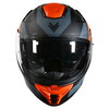 Frank Thomas FT62 SV Tiger Helmet Matt Black Orange Grey