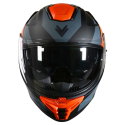 FT62 SV Tiger Helmet Matt Black Orange Grey