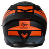 Frank Thomas FT62 SV Tiger Helmet Matt Black Orange Grey