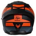 FT62 SV Tiger Helmet Matt Black Orange Grey