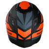 Frank Thomas FT62 SV Tiger Helmet Matt Black Orange Grey