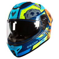 FT62 SV Alien Helmet Blue Yellow Orange