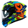 Frank Thomas FT62 SV Alien Helmet Blue Yellow Orange