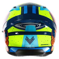FT62 SV Alien Helmet Blue Yellow Orange