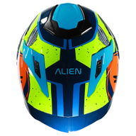 FT62 SV Alien Helmet Blue Yellow Orange