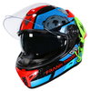 Frank Thomas FT62 SV Alien Helmet Red Blue Green