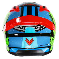 FT62 SV Alien Helmet Red Blue Green