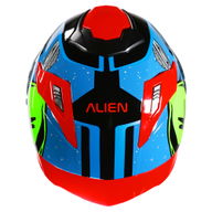 FT62 SV Alien Helmet Red Blue Green