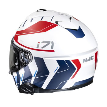 HJC I71 Simo Helmet White Red Blue