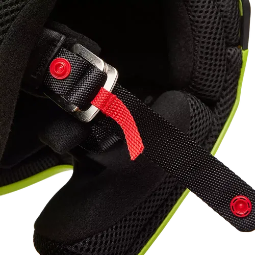 Fox V1 Statk Helmet Red Yellow