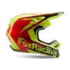 Fox V1 Statk Helmet Red Yellow
