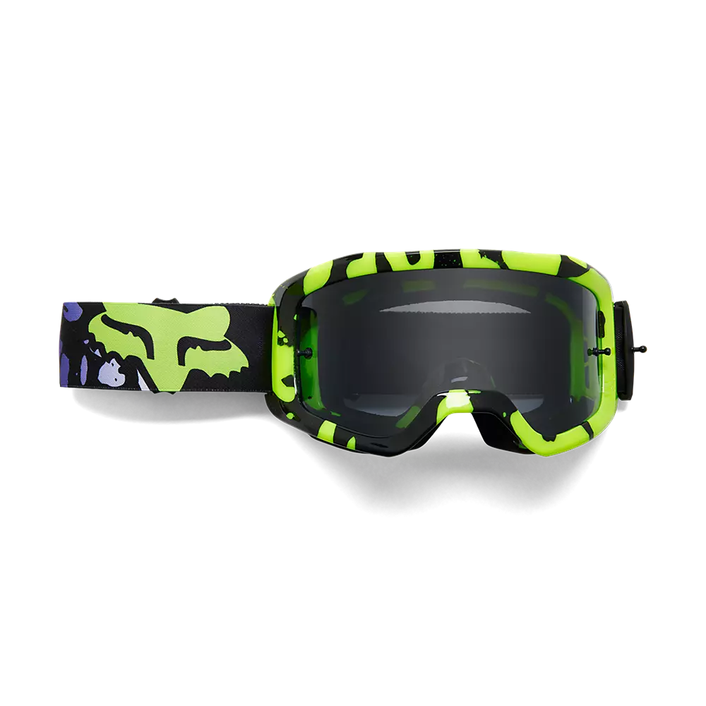 Fox Main Morphic Goggles Smoke Black Yellow