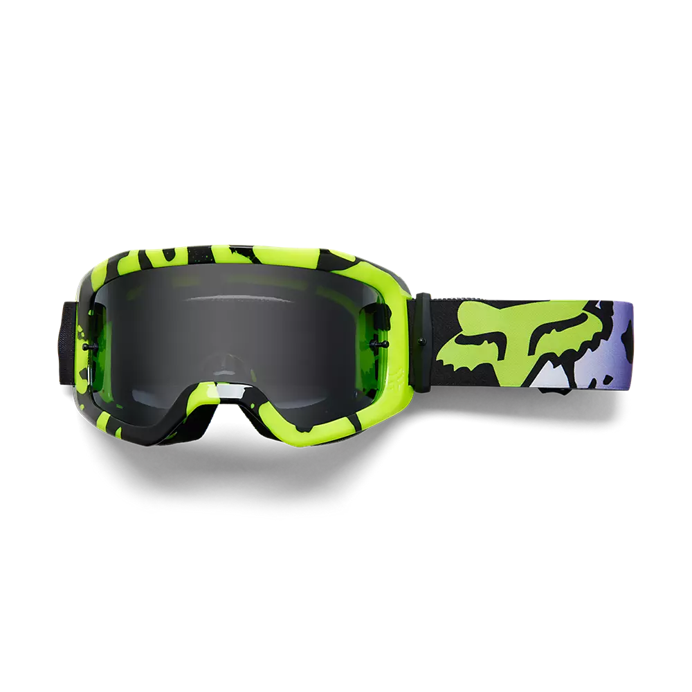 Fox Main Morphic Goggles Smoke Black Yellow