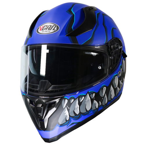 Vcan H128 Mordhi Helmet Blue