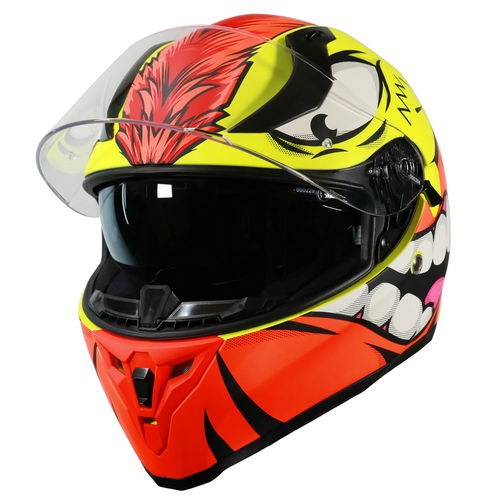 Vcan H128 Mohawk Helmet Yellow