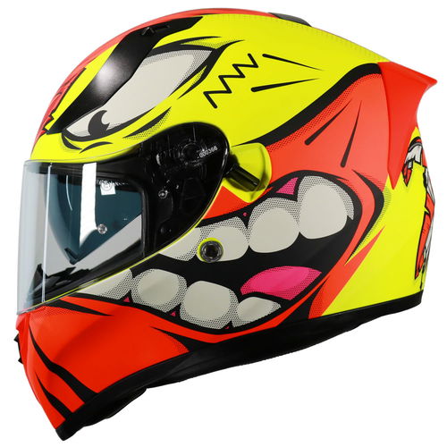 Vcan H128 Mohawk Helmet Yellow