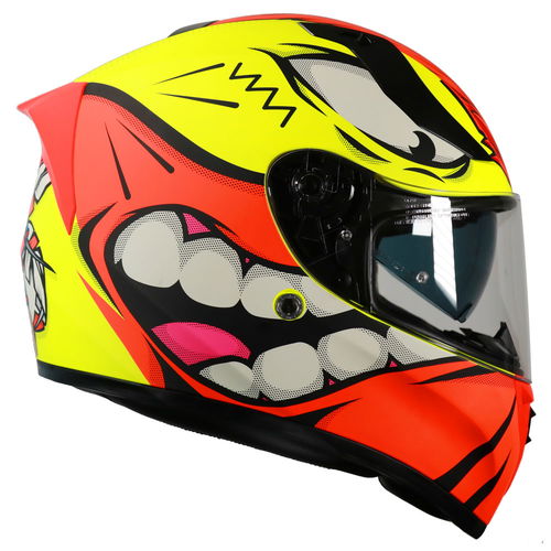 Vcan H128 Mohawk Helmet Yellow