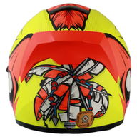 H128 Mohawk Helmet Yellow
