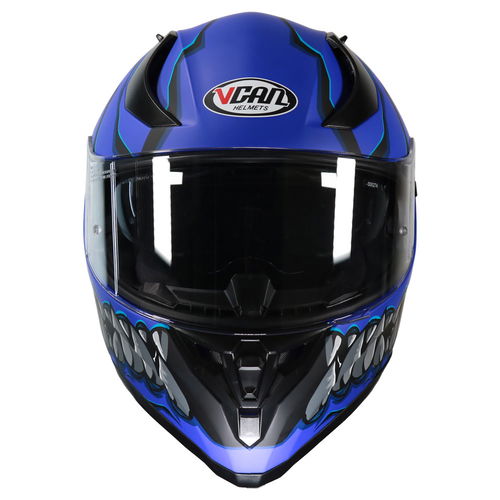 Vcan H128 Mordhi Helmet Blue