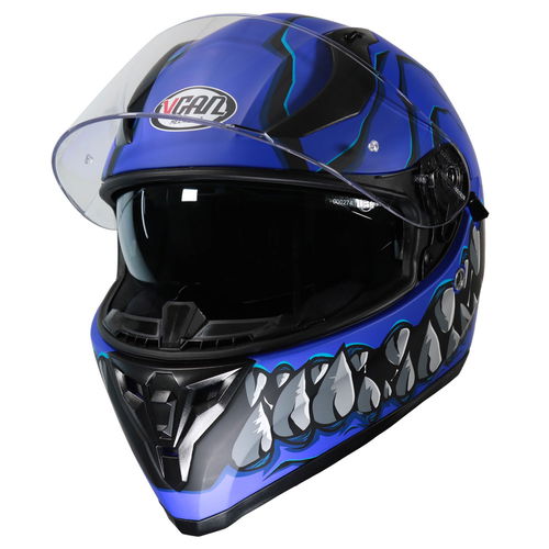 Vcan H128 Mordhi Helmet Blue