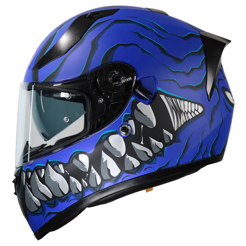 Vcan H128 Mordhi Helmet Blue