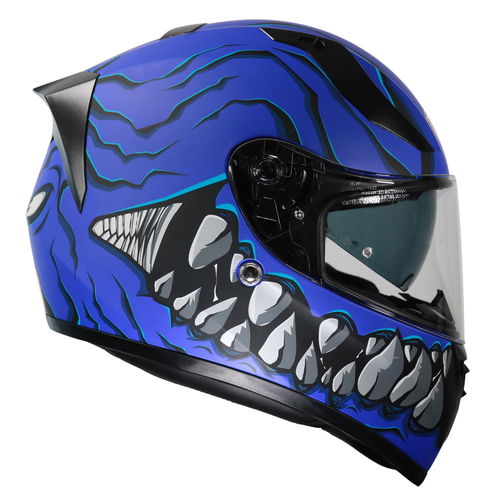 Vcan H128 Mordhi Helmet Blue