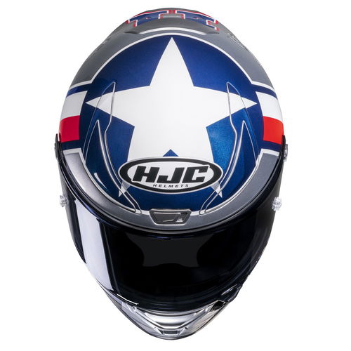 HJC RPHA 1 Nomaro Helmet White Red Blue