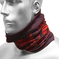 Nekx Neck Tube - Flames 4 Red