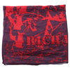 Richa Nekx Red Flames 4 Neck Tube Pattern Detail                                                                                                                                                                                                               