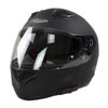 Nitro N2300 Uno Satin Black Full Face Motorcycle Helmet Front Left                                                                                                                                                                                             