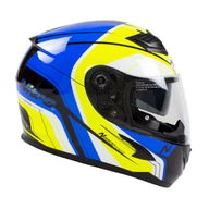 N2300 Pioneer Helmet Black Blue Yellow White