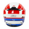 Nitro N2300 Pioneer White Red Blue Full Face Motorcycle Helmet Back                                                                                                                                                                                            