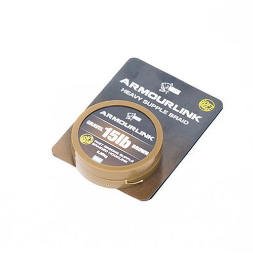 Nash Armourlink 15lb Gravel Brown 20m