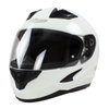 Nitro N2400 Uno White Full Face Motorcycle Helmet Front Left                                                                                                                                                                                                   