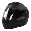 Nitro N2400 Uno Satin Black Full Face Motorcycle Helmet Front Left                                                                                                                                                                                             