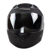 Nitro N2400 Uno Satin Black Full Face Motorcycle Helmet Front                                                                                                                                                                                                  
