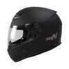 Nitro N2400 Uno Satin Black Full Face Motorcycle Helmet Left Side                                                                                                                                                                                              