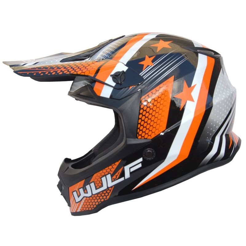 Wulfsport Youth Iconic Helmet Orange