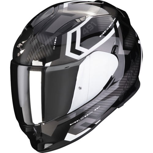 Scorpion EXO 491 Spin Helmet Black White
