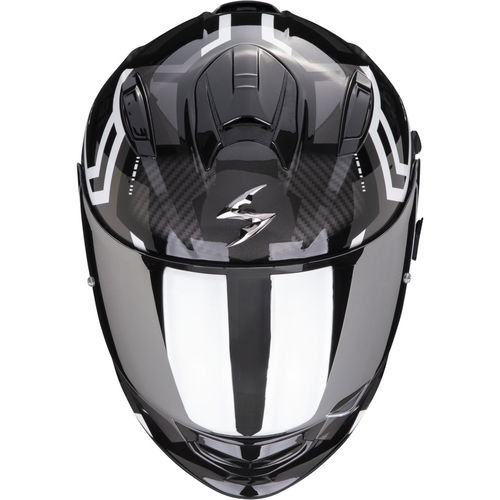 Scorpion EXO 491 Spin Helmet Black White