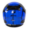 Nitro N2400 Rogue Black Blue Full Face Motorcycle Helmet Back                                                                                                                                                                                                  