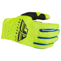 Lite Youth MX Gloves  Hi Viz Black