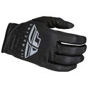 Lite Youth MX Gloves  Black Grey