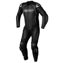 S1 CE Mens Leather Suit Black White