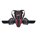 Nucleon KR-3 Back Protector Smoke Black Red