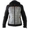 Frank Thomas Puffer Hoodie Ladies Black Grey